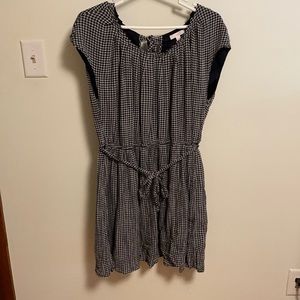 Lauren Conrad Black Gingham Mini Dress